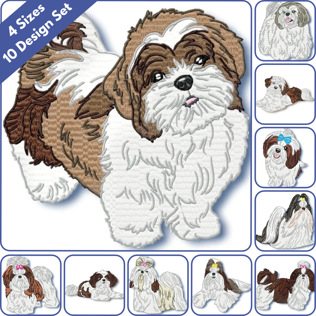 Realistic Shih Tzu