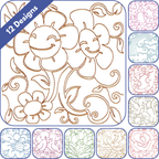 Springtime Stipple Blocks Set