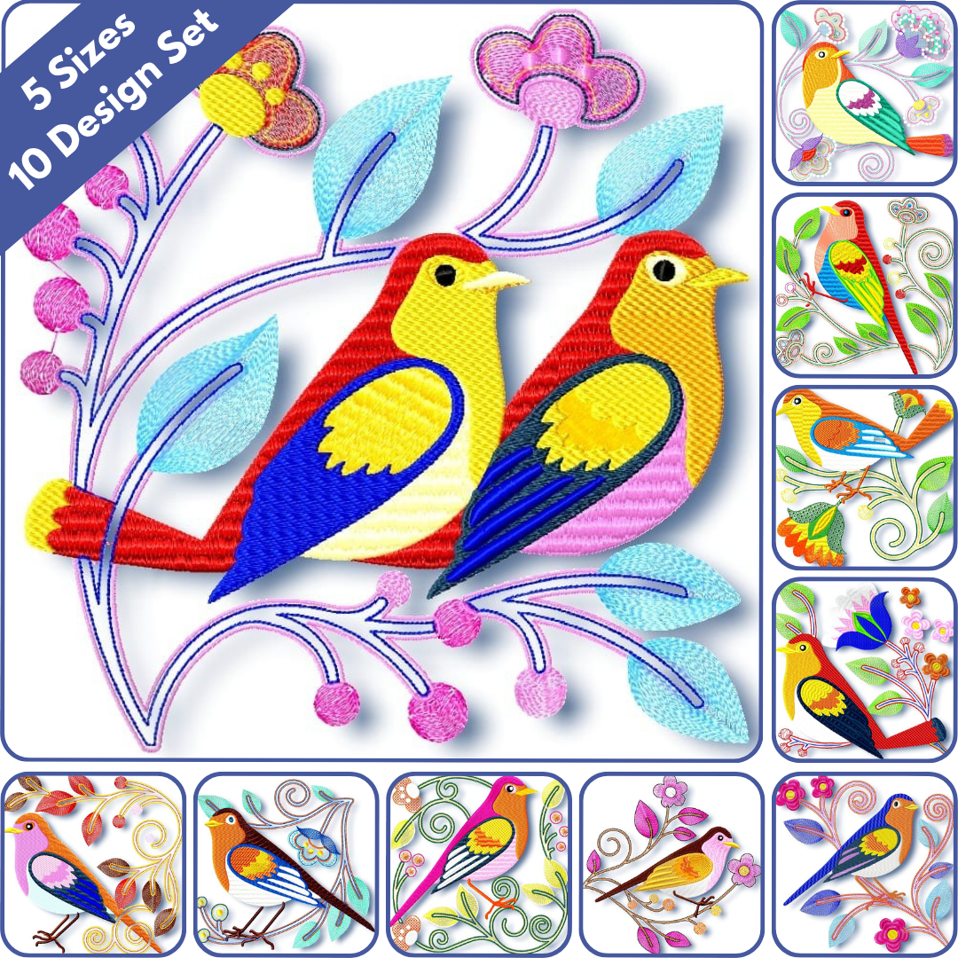 Bird Blocks Set
