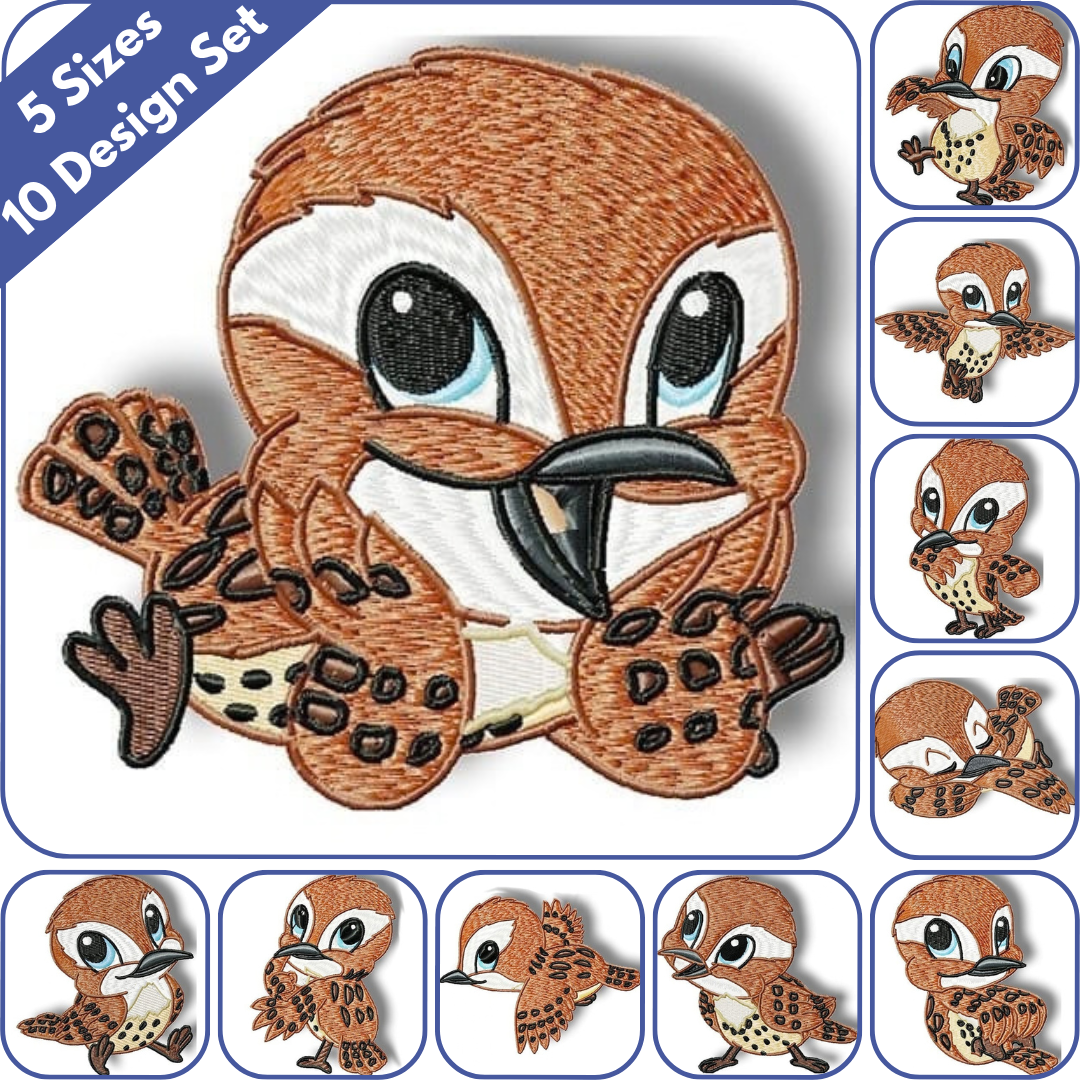 Cute Baby Wren Set