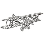 Airplanes Black Work