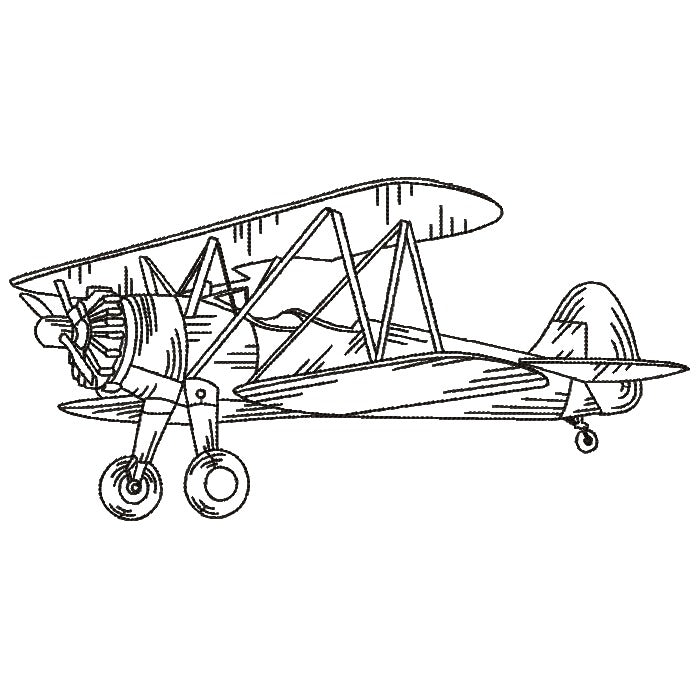 Airplanes Black Work