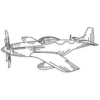 Airplanes Black Work