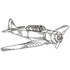 Airplanes Black Work