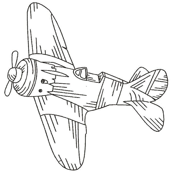 Airplanes Black Work
