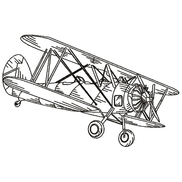 Airplanes Black Work