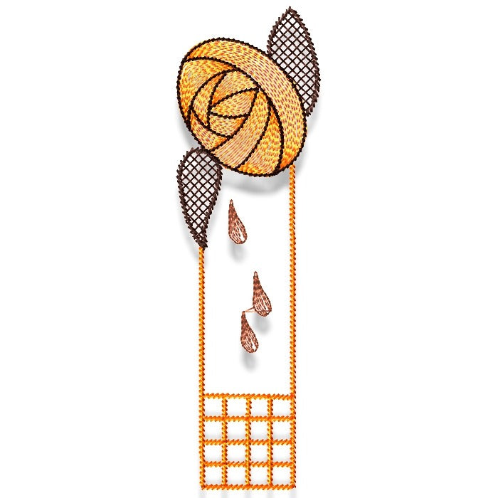 Art Deco Rose Golden