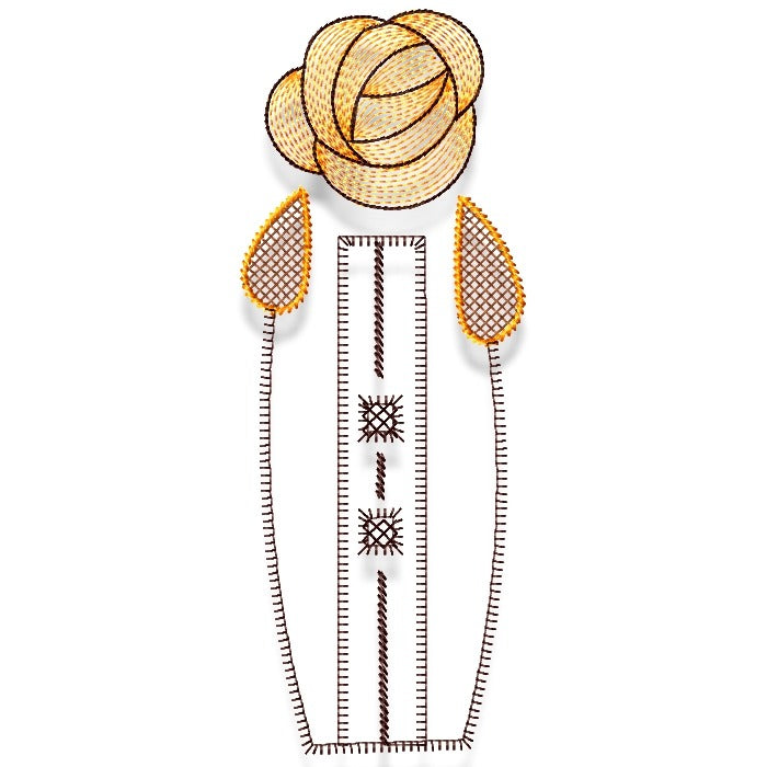 Art Deco Rose Golden