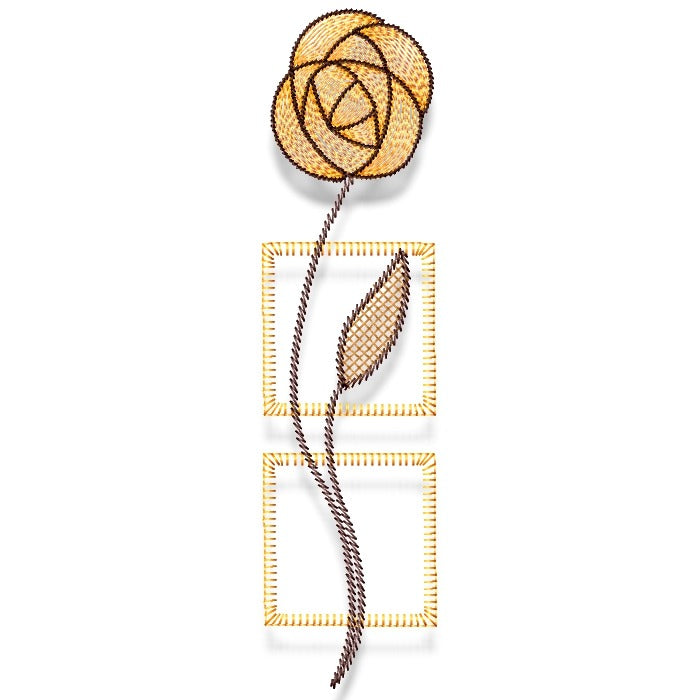 Art Deco Rose Golden