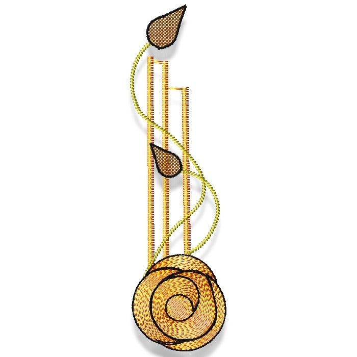 Art Deco Rose Golden