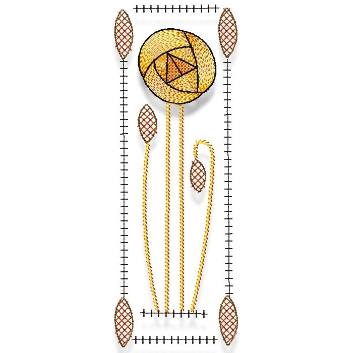 Art Deco Rose Golden