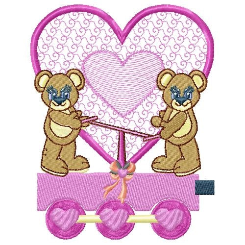 Teddy Love Train 3