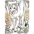 big cats line work
