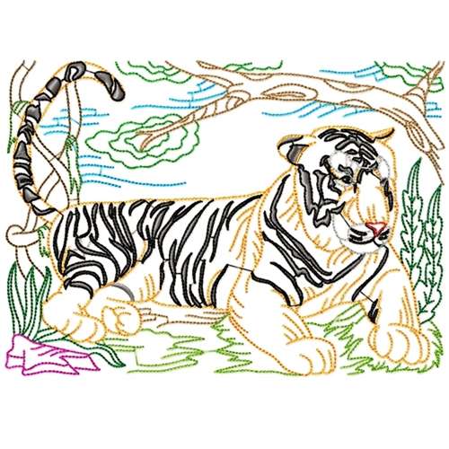 Big Cats linework