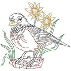 Black Birds Line Work