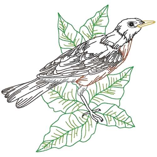 Black Birds Line Work