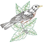 Black Birds Line Work