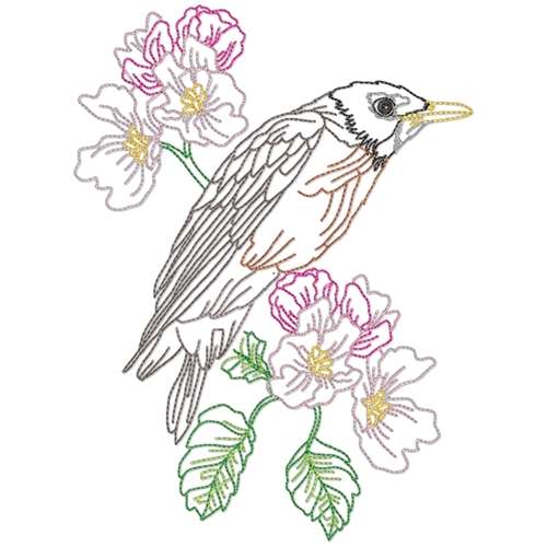 Black Birds Line Work