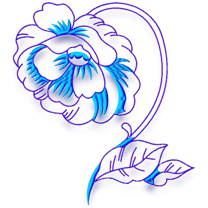 Blue Flower Decoration