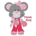 Breast Cancer Ribbon Mouse