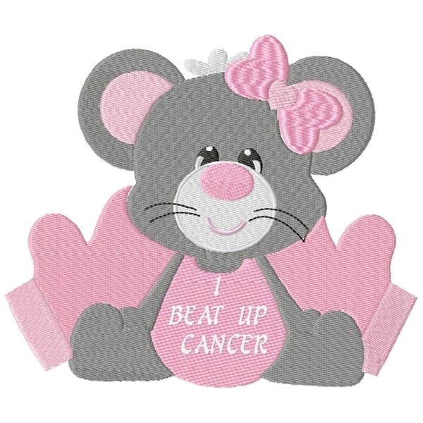 Breast Cancer Ribbon Mouse