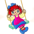 bright rag doll