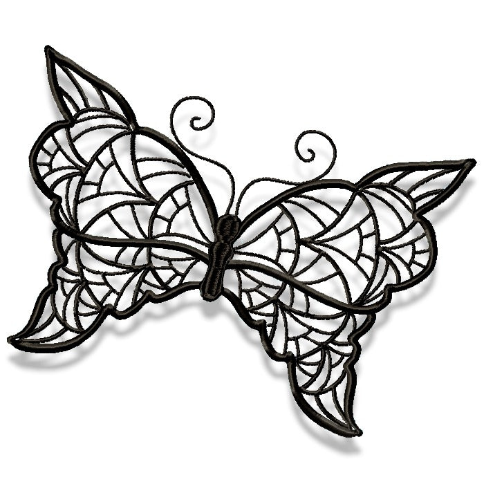 Butterflies In Black