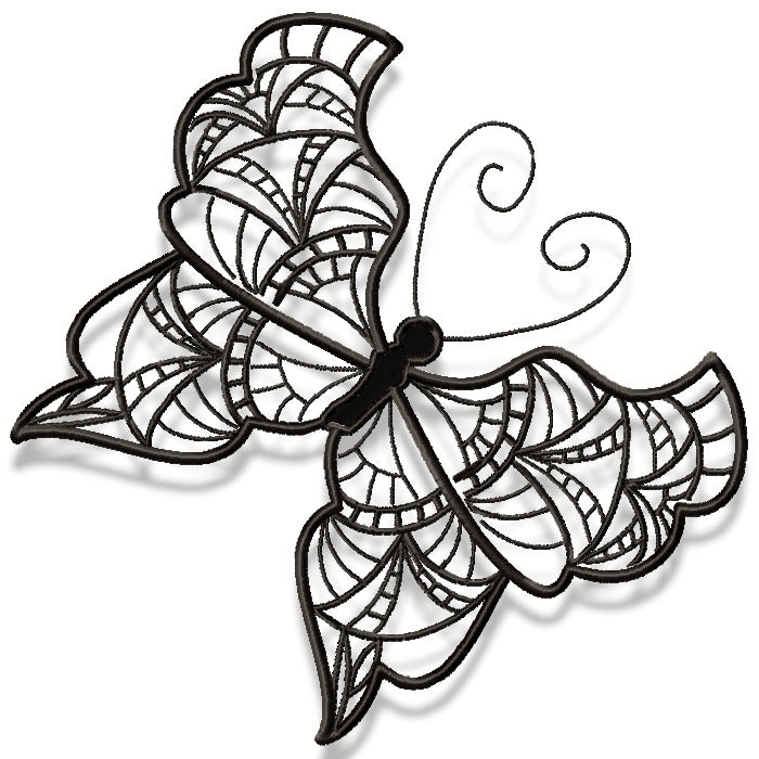 Butterflies In Black