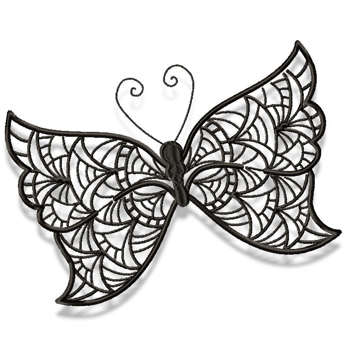 Butterflies In Black