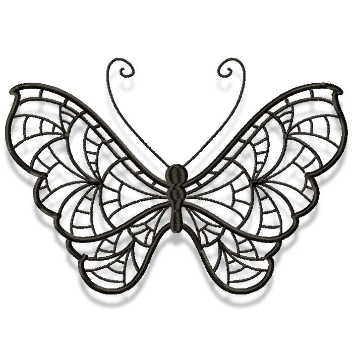 Butterflies In Black