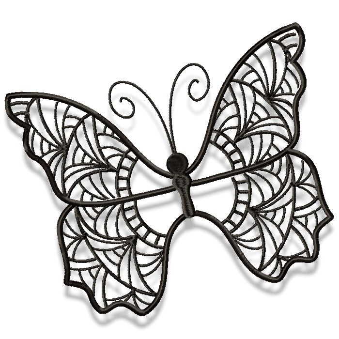 Butterflies In Black