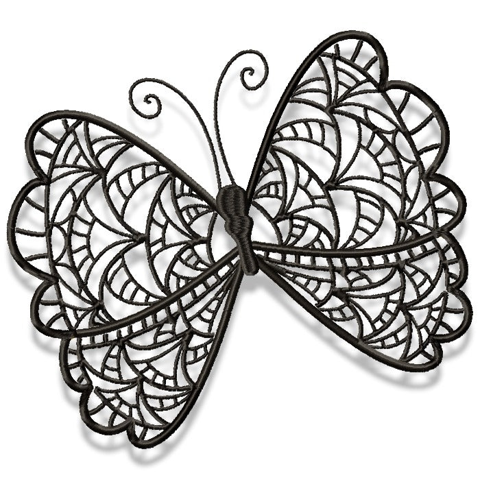 Butterflies In Black