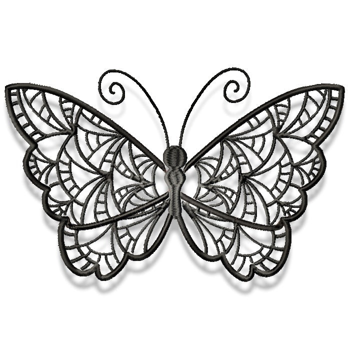 Butterflies In Black