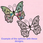 Butterflies In Black