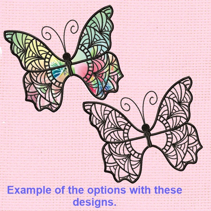 Butterflies In Black