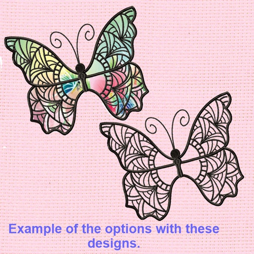Butterflies In Black