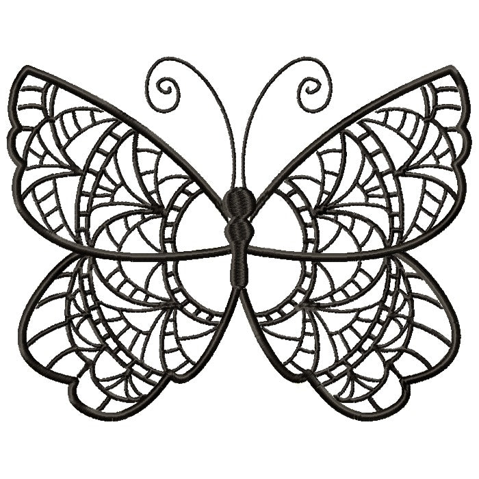 Butterflies In Black