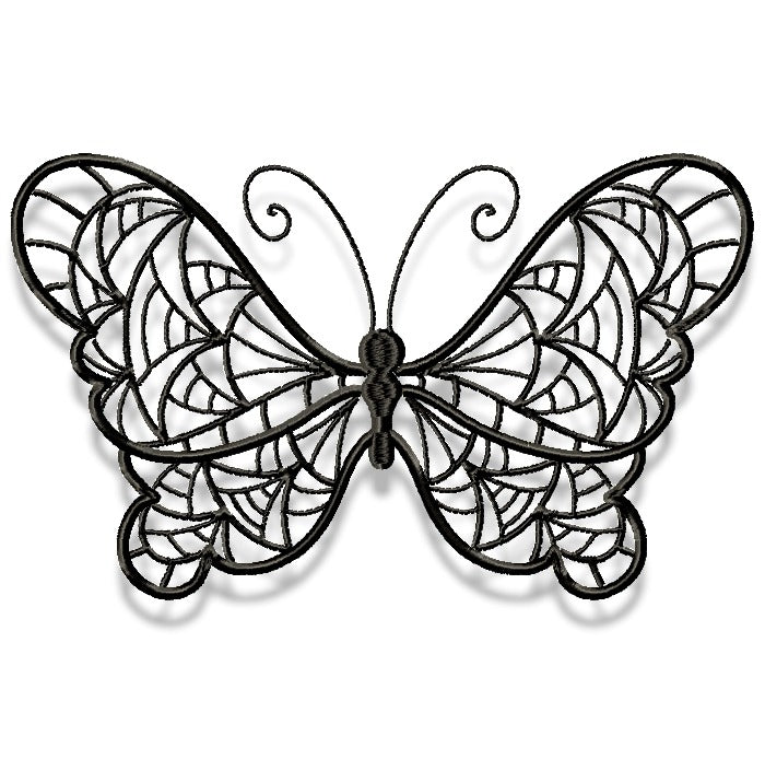Butterflies In Black