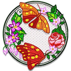 Butterfly Flower Circles