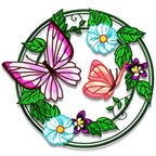 Butterfly Flower Circles