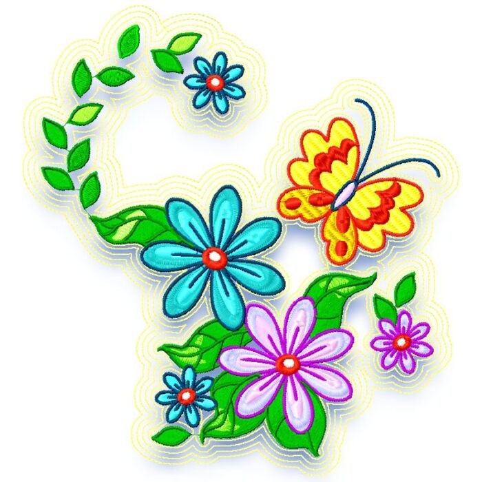 Butterfly on Flowers