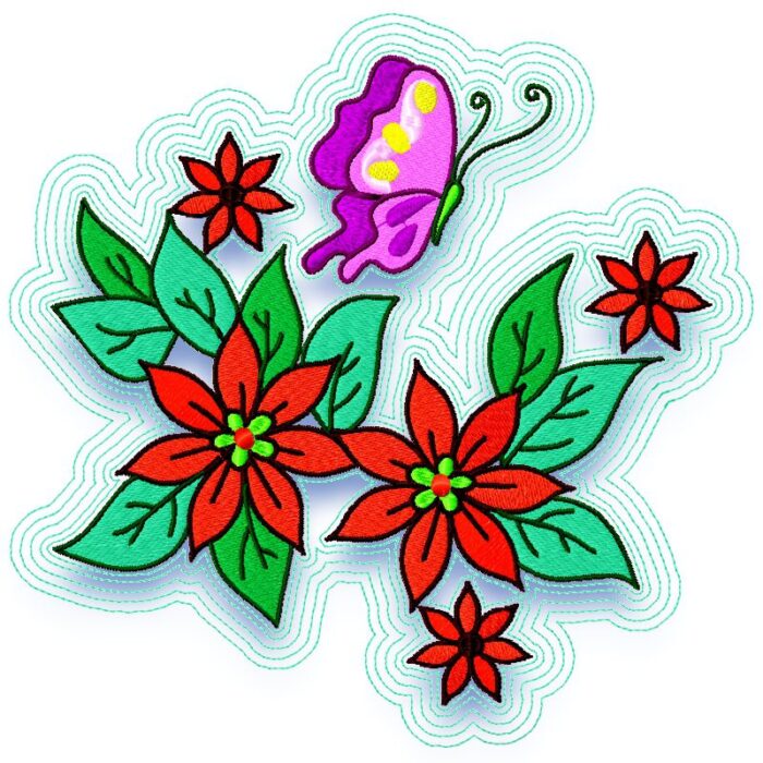 Butterfly on Flowers