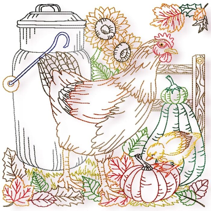 Chickens Colour line