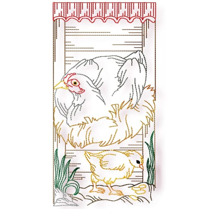 Chickens Colour line