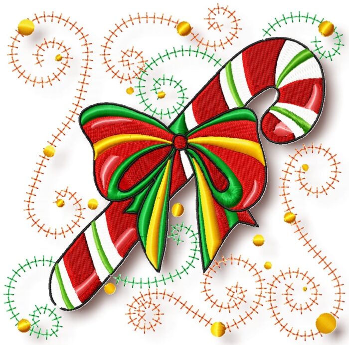 Christmas Curly Blocks