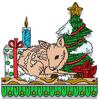 Christmas Deer Borders