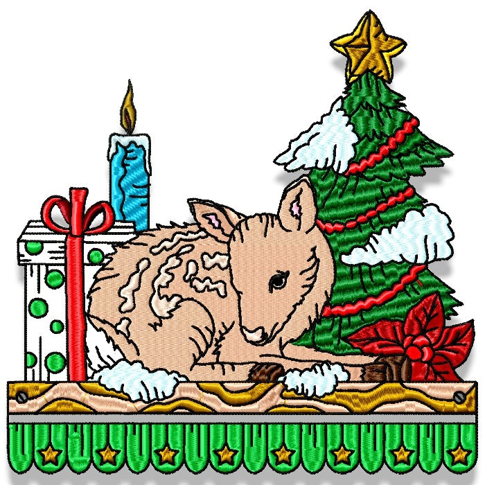 Christmas Deer Borders
