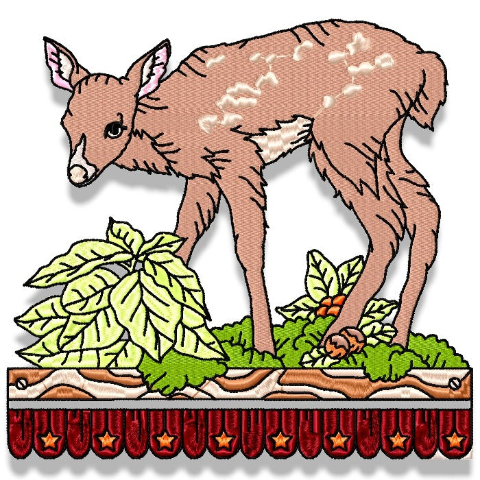 Christmas Deer Borders