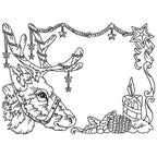Christmas Rectangles Line Work