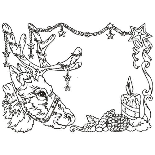 Christmas Rectangles Line Work